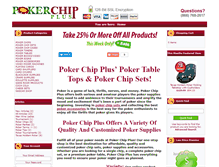 Tablet Screenshot of pokerchipplus.com